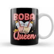 Baskı Dükkanı Funny Boba Queen Kawaii Bubble Tea Boba Anime Kupa