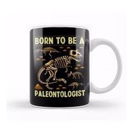 Baskı Dükkanı Funny Born To Be A Paleontologist Dinosaur Hunter Kupa