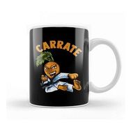 Baskı Dükkanı Funny Carrate Karate Carrot Pun Martial Arts Kupa Bardak