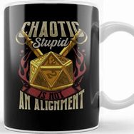 Baskı Dükkanı Funny Chaotic Stupid Is Not An Alignment Rpg Pun Kupa Bardak