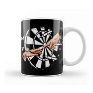 Baskı Dükkanı Funny Darts Player Art Artist Dartboard Bullseye Target Kupa Bardak
