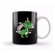 Baskı Dükkanı Funny Dinosaur Unicorn Unisaur Mythical Animal Kupa Bardak
