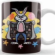 Baskı Dükkanı Funny Easter Bunny Eggs Hunting Rabbit Egg Hunter Spring Kupa