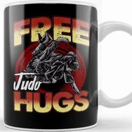 Baskı Dükkanı Funny Free Judo Hugs Mma Pun Kupa