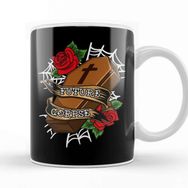 Baskı Dükkanı Funny Future Corpse Coffin Pastel Goth Horror Pun Kupa