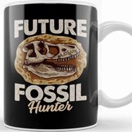 Baskı Dükkanı Funny Future Fossil Hunter Paleontology Dinosaur Kupa