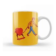Baskı Dükkanı Funny Heart Kupa