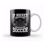 Baskı Dükkanı Funny Ice Hockey Because Murder Is Wrong Hockey Kupa