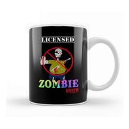 Baskı Dükkanı Funny Licensed Zombie Killer Halloween Kupa
