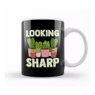 Baskı Dükkanı Funny Looking Sharp Cactus &amp; Plants Pun Gardeners Kupa