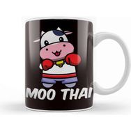 Baskı Dükkanı Funny Muay Thai Cow Fighter Mma Martial Arts Kickboxing Kupa