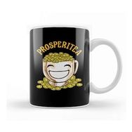 Baskı Dükkanı Funny Prosperitea Prosperity Tea Pun Gold Coins Kupa Bardak