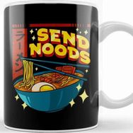 Baskı Dükkanı Funny Send Noods Pun Anime Gamer Ramen Kawaii Kupa