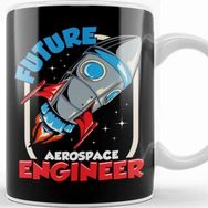 Baskı Dükkanı Future Aerospace Engineer Space Exploration Kid Kupa
