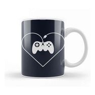 Baskı Dükkanı Gamer Fan D Pad Heart Kupa