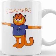 Baskı Dükkanı Gamer Garfield Crazy Frog T Pose Kupa