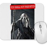 Baskı Dükkanı Gandalf You Shall Not Pass Mouse Pad