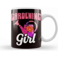 Baskı Dükkanı Gardening Girl Watering Can Nature Plants Flowers Gardener Kupa