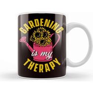Baskı Dükkanı Gardening Therapy Watering Can Garden Gardener Flowers Lawn Kupa