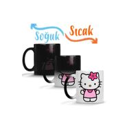 Baskı Dükkanı Gatinha Kitty Hello Kitty Sihirli Porselen Kupa Bardak