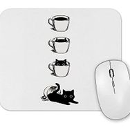 Baskı Dükkanı Gato Na Chicara Cat Kedi Mouse Pad