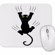 Baskı Dükkanı Gato Preto Cat Kedi Mouse Pad