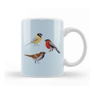 Baskı Dükkanı Geometric Animal Birds Kupa