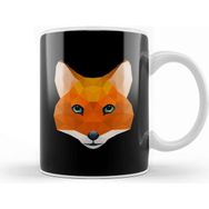 Baskı Dükkanı Geometric Animal Fox Kupa