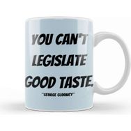 Baskı Dükkanı George Clooney Quotes Gift Vintage Retro Rainbow Style Kupa