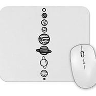 Baskı Dükkanı Gezegenler 01 Mouse Pad