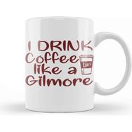 Baskı Dükkanı Gilmore Girls Drink Coffee Like A Gilmore Lukes Coffee T Gilmore Girls Fan Gift Brown Kupa