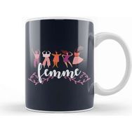 Baskı Dükkanı Girl Power Femme Text Kupa Bardak