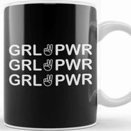 Baskı Dükkanı Girl Power Girl Pwr Kupa Bardak