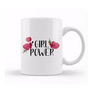 Baskı Dükkanı Girl Power Inspiration Positive Girly Quote Artwork Kupa Bardak