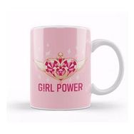 Baskı Dükkanı Girl Power Magical Girl Brooch Kupa Bardak
