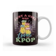 Baskı Dükkanı Girl Who Loves Korean Pop Music K-Pop Korea Birds Singers Kupa Bardak
