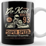 Baskı Dükkanı Go Kart Champion Racer Super Speed Kupa Bardak