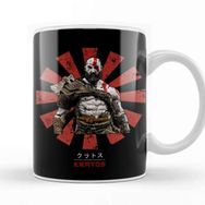 Baskı Dükkanı God of War Kratos Porselen Kupa