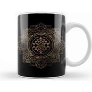 Baskı Dükkanı Golden Sri Yantra Sri Chakra Kupa
