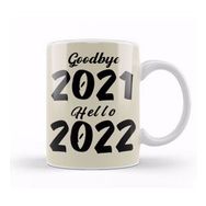 Baskı Dükkanı Goodbye 2021 Hello 2022 Kupa