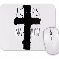 Baskı Dükkanı Gospel Jesus Na Minha Vıda Mouse Pad
