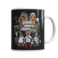 Baskı Dükkanı Grand Theft Mario Sihirli Porselen Kupa