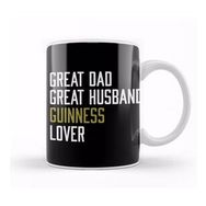 Baskı Dükkanı Great Dad Great Husband Guinness Lover Kupa