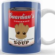 Baskı Dükkanı Guardians of The Galaxy Baby Groot Soup Warhol Kupa