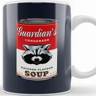 Baskı Dükkanı Guardians of The Galaxy Rocket Raccoon Soup Warho Kupa