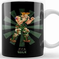Baskı Dükkanı Guile Street Fighter Retro Japanese Kupa