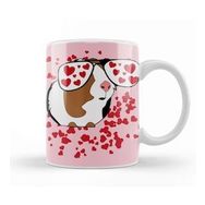 Baskı Dükkanı Guinea Pig Lover Valentine With Big Heart Kupa