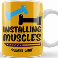 Baskı Dükkanı Gym Workout Fitness Lover Motivation Gift Quotes Ffor Men Kupa