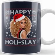 Baskı Dükkanı Happy Holi Slay Rupaul Christmas Knit Kupa