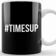 Baskı Dükkanı Hashtag Times Up Kupa